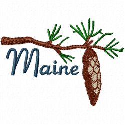 Flowers And Tree Embroidery Design 5